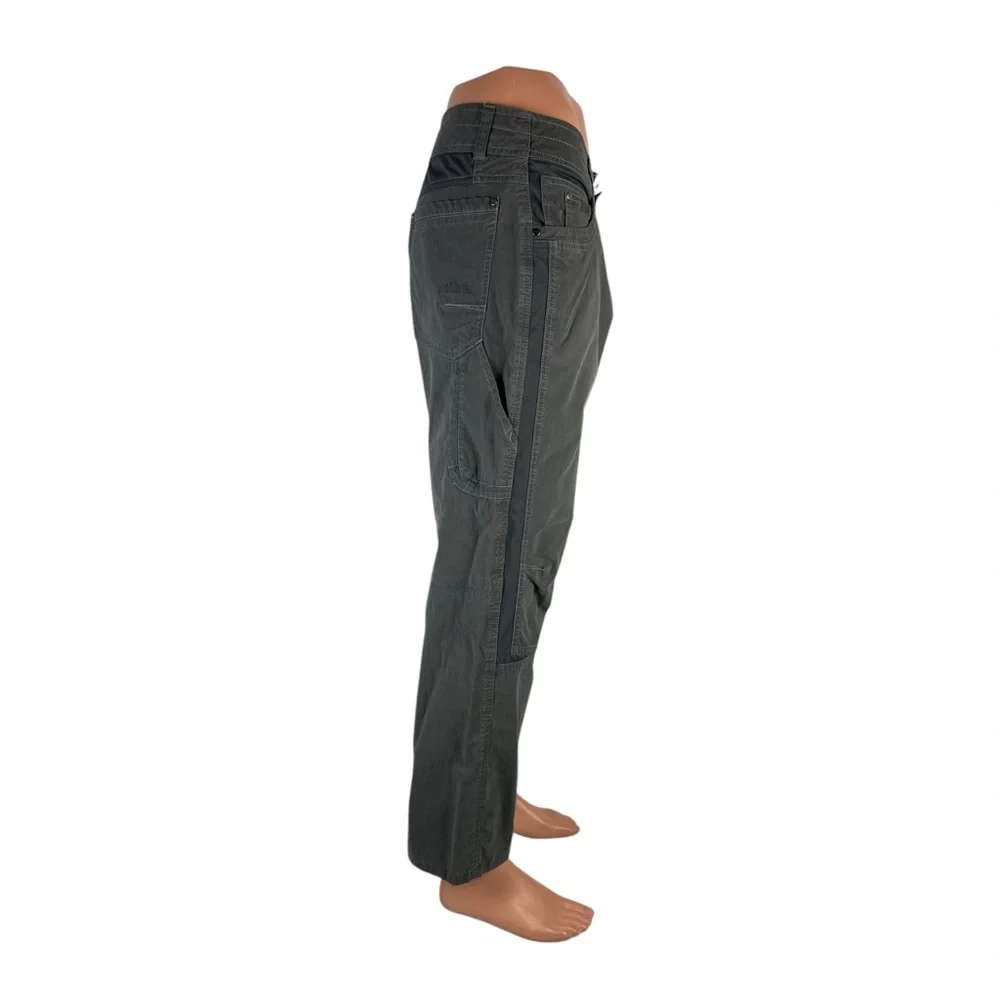 Kuhl Pants Mens 36 X 30 Radikl Pockets Outdoor Camping Hiking Trail Gray Cargo